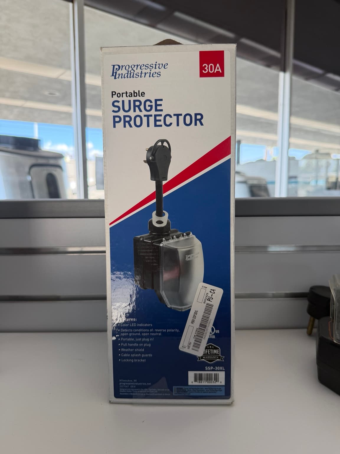 30A Portable RV Surge Protector