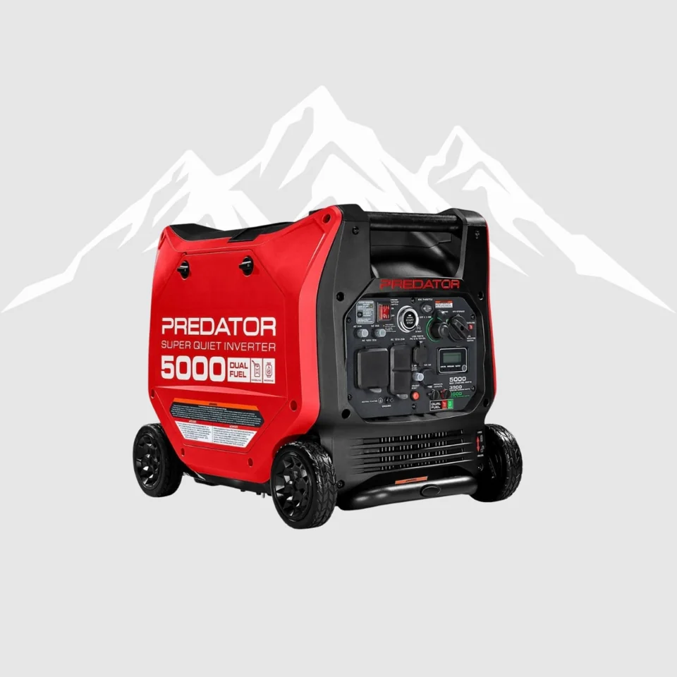 5000 dual-fuel inverter generator, existing catalog equipment photograph